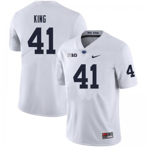 Men's Kobe King White Penn State Nittany Lions #41 College Football Alumni Jersey 466016-263