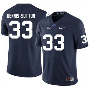 Men's Dani Dennis-Sutton Navy Penn State Nittany Lions #33 College Football 2024 Jersey 745251-598