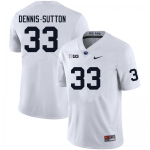 Men's Dani Dennis-Sutton White Penn State Nittany Lions #33 College Football Official Jersey 419812-223