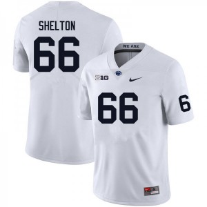 Men's Drew Shelton White Penn State Nittany Lions #66 College Football Stitched Jersey 416631-205