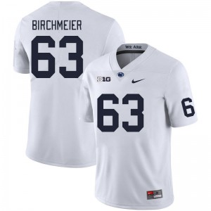 Men Alex Birchmeier White Penn State Nittany Lions #63 College Football NCAA Jersey 879825-425