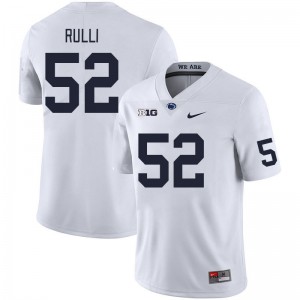 Men Dominic Rulli White Penn State Nittany Lions #52 College Football Official Jersey 527268-400