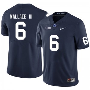Men's Harrison Wallace III Navy Penn State Nittany Lions #6 College Football High School Jersey 122004-540