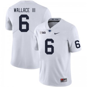 Men's Harrison Wallace III White Penn State Nittany Lions #6 College Football Player Jersey 840785-805