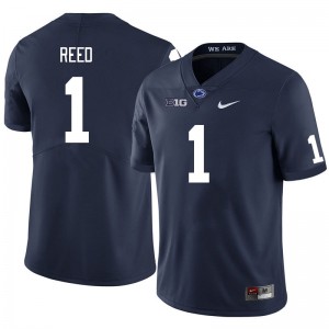 Men's Jaylen Reed Navy Penn State Nittany Lions #1 College Football 2024 Jersey 151122-302