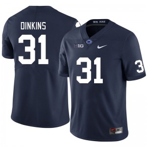 Men Kolin Dinkins Navy Penn State Nittany Lions #31 College Football Limited Jersey 264795-703