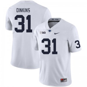 Men Kolin Dinkins White Penn State Nittany Lions #31 College Football Limited Jersey 523007-256