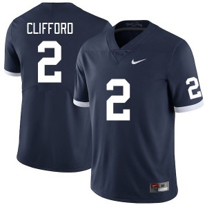 Men's Liam Clifford Retro Penn State Nittany Lions #2 College Football 2024 Jersey 125194-922