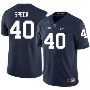 Men Anthony Speca Navy Penn State Nittany Lions #40 College Football Replica Jersey 453949-732