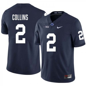 Men's Audavion Collins Navy Penn State Nittany Lions #2 College Football Stitched Jersey 959545-857