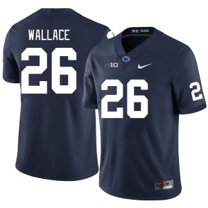 Men's Cam Wallace Navy Penn State Nittany Lions #26 College Football NCAA Jersey 244842-907