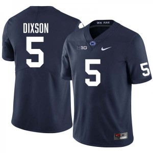 Men's Daryus Dixson Navy Penn State Nittany Lions #5 College Football Stitched Jersey 334259-726