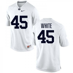 Men's Enai White White Penn State Nittany Lions #45 College Football Stitched Jersey 609759-740