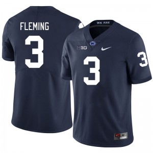 Men's Julian Fleming Navy Penn State Nittany Lions #3 College Football Alumni Jersey 648422-478