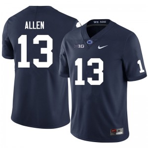 Men's Kaytron Allen Navy Penn State Nittany Lions #13 College Football Game Jersey 471385-997