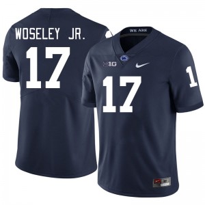 Men Kenny Woseley Jr. Navy Penn State Nittany Lions #17 College Football Game Jersey 937780-790