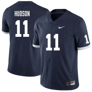 Men's Kyron Hudson Retro Navy Penn State Nittany Lions #11 College Football Stitched Jersey 405757-685