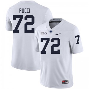 Men Nolan Rucci White Penn State Nittany Lions #72 College Football Alumni Jersey 715328-252