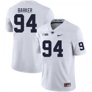Men's Ryan Barker White Penn State Nittany Lions #94 College Football Embroidery Jersey 834969-885