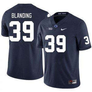 Men Ty Blanding Navy Penn State Nittany Lions #39 College Football NCAA Jersey 491899-995