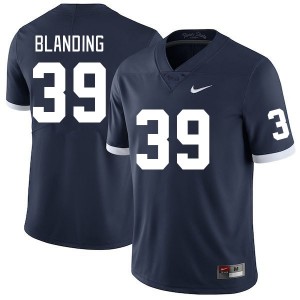 Men Ty Blanding Retro Penn State Nittany Lions #39 College Football University Jersey 339359-400