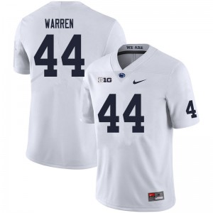 Men's Tyler Warren White Penn State Nittany Lions #44 College Football University Jersey 901017-740