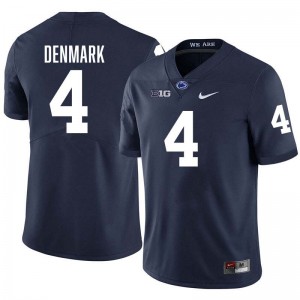 Men's Tyseer Denmark Navy Penn State Nittany Lions #4 College Football Stitched Jersey 146382-825