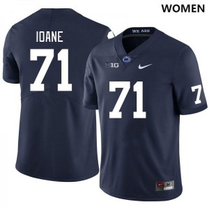 Women's Olaivavega Ioane Navy Penn State Nittany Lions #71 College Football Stitched Jersey 650515-814