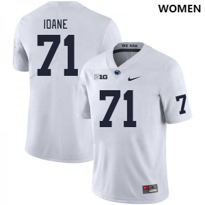 Women's Olaivavega Ioane White Penn State Nittany Lions #71 College Football Stitched Jersey 637666-662
