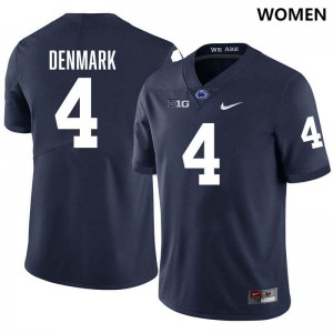 Women's Tyseer Denmark Navy Penn State Nittany Lions #4 College Football Stitched Jersey 183677-171