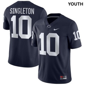 Youth Nicholas Singleton Navy Penn State Nittany Lions #10 Football Jersey 872615-885