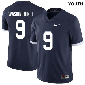 Youth Elliot Washington II Retro Navy Penn State Nittany Lions #9 College Football Stitched Jersey 527830-650