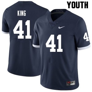 Youth Kobe King Retro Penn State Nittany Lions #41 College Football 2024-25 Jersey 841539-726