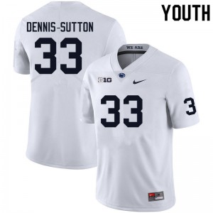 Youth Dani Dennis-Sutton White Penn State Nittany Lions #33 College Football 2024-25 Jersey 311643-817