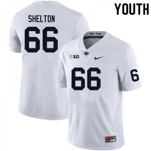 Youth Drew Shelton White Penn State Nittany Lions #66 College Football Stitched Jersey 930122-112