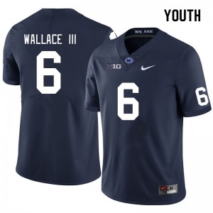 Youth Harrison Wallace III Navy Penn State Nittany Lions #6 College Football NCAA Jersey 461914-235