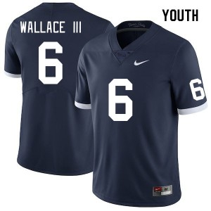 Youth Harrison Wallace III Retro Penn State Nittany Lions #6 College Football NCAA Jersey 954483-848