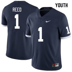 Youth Jaylen Reed Retro Penn State Nittany Lions #1 College Football Game Jersey 625233-633