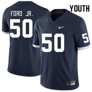 Youth Alonzo Ford Jr. Retro Penn State Nittany Lions #50 College Football High School Jersey 339339-507