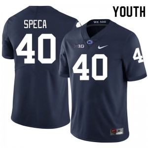 Youth Anthony Speca Navy Penn State Nittany Lions #40 College Football Stitched Jersey 524775-755