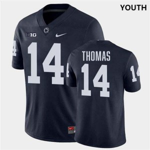 Youth Braz Thomas Navy Penn State Nittany Lions #14 College Football Stitched Jersey 631788-539