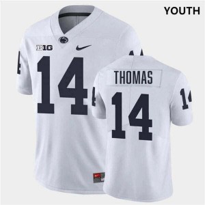 Youth Braz Thomas White Penn State Nittany Lions #14 College Football Stitched Jersey 750614-889