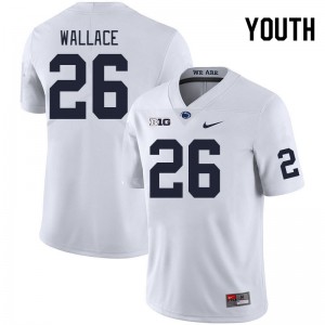 Youth Cam Wallace White Penn State Nittany Lions #26 College Football Alumni Jersey 476600-807