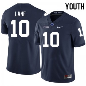 Youth Dejuan Lane Navy Penn State Nittany Lions #10 College Football Official Jersey 773329-169