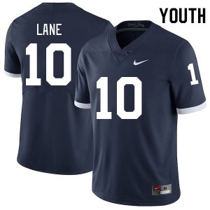 Youth Dejuan Lane Retro Penn State Nittany Lions #10 College Football Official Jersey 689285-780