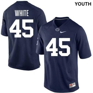 Youth Enai White Navy Penn State Nittany Lions #45 College Football Stitched Jersey 445923-935