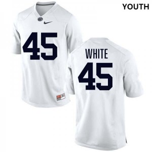 Youth Enai White White Penn State Nittany Lions #45 College Football Stitched Jersey 401611-602