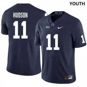 Youth Kyron Hudson Navy Penn State Nittany Lions #11 College Football Stitched Jersey 149057-887