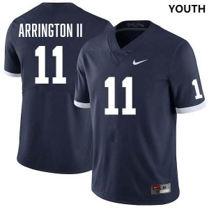 Youth LaVar Arrington II Retro Navy Penn State Nittany Lions #11 College Football Stitched Jersey 831189-296