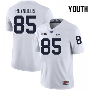 Youth Luke Reynolds White Penn State Nittany Lions #85 College Football 2024 Jersey 808452-927